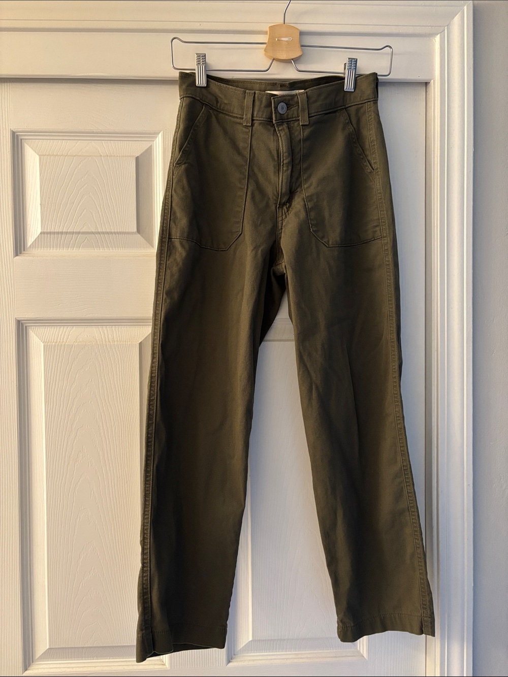 Levi's Olive Green Wide-Leg Women's Pants